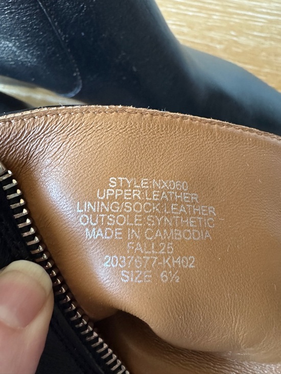 NWT! MADEWELL Women's The Lexie Ankle Boot True Black Leather Size 6.5 - no box! - Picture 14 of 15